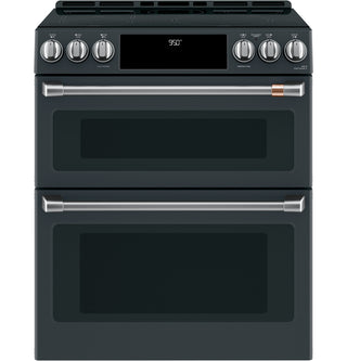 Café™ 30" Smart Slide-In, Front-Control, Induction and Convection Double-Oven Range