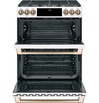 Café™ 30" Smart Slide-In, Front-Control, Dual-Fuel, Double-Oven Range with Convection