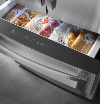 GE Profile™ 22.3 Cu. Ft. Smart Counter-Depth Fingerprint Resistant 4-Door French-Door Refrigerator with Door In Door