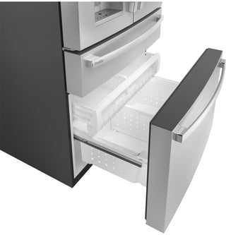 GE Profile™ 22.3 Cu. Ft. Smart Counter-Depth Fingerprint Resistant 4-Door French-Door Refrigerator with Door In Door