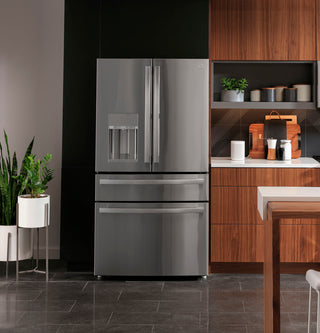 GE Profile™ 22.3 Cu. Ft. Smart Counter-Depth Fingerprint Resistant 4-Door French-Door Refrigerator with Door In Door