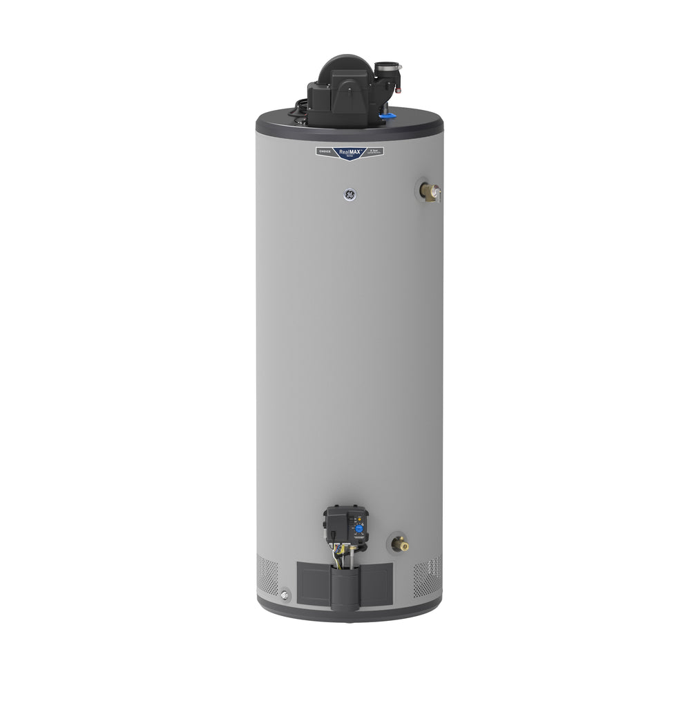 GE RealMAX Choice 50-Gallon Tall Liquid Propane Power Vent Low-NOx Water Heater