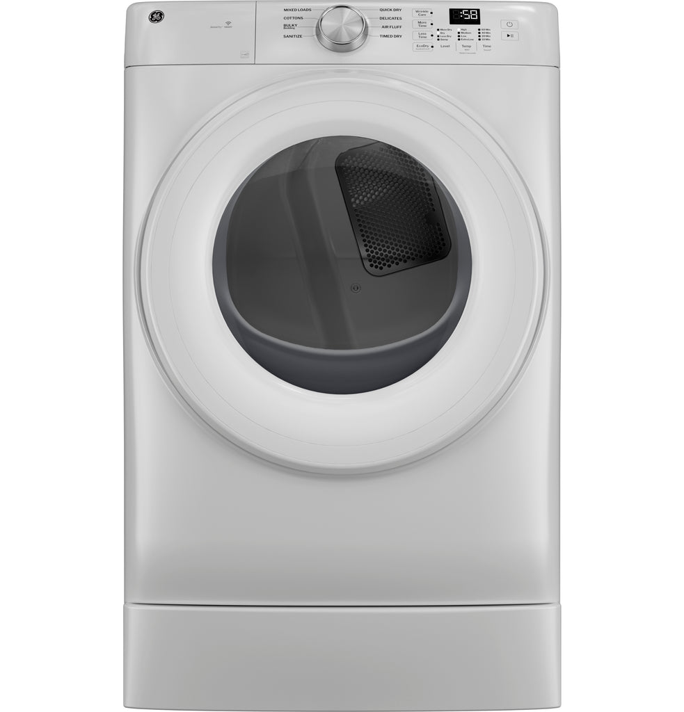 GE® ENERGY STAR® 7.8 cu. ft. Capacity Smart Front Load Electric Dryer