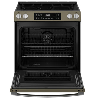 GE® 30" Slide-In Electric Convection Range with No Preheat Air Fry and EasyWash™ Oven Tray