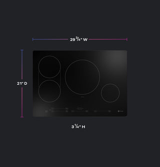 GE Profile™ 30" Built-In Touch Control Induction Cooktop