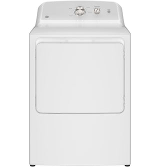 GE® 6.2 cu. ft. Capacity Gas Dryer with Up To 120 ft. Venting and Shallow Depth