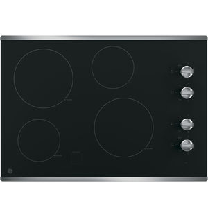 GE® 30" Built-In Knob Control Electric Cooktop