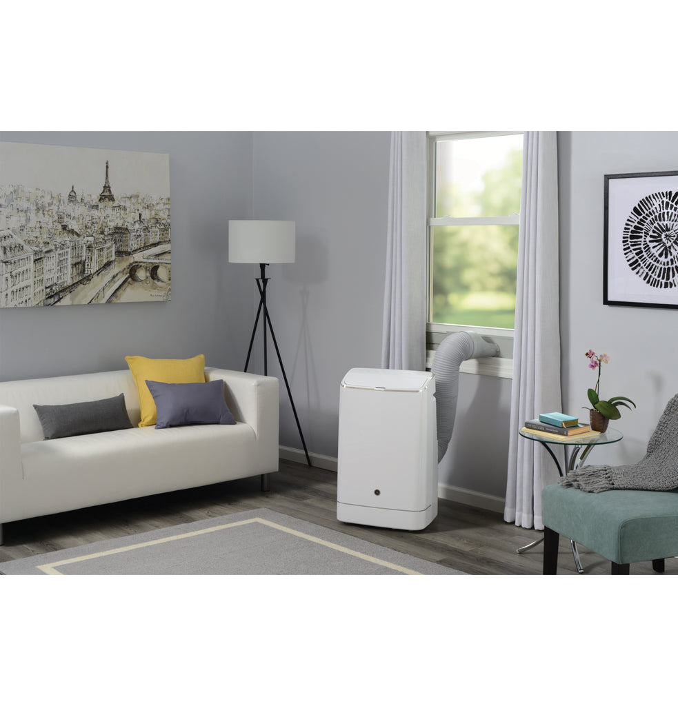 GE® 14,000 BTU Smart Portable Air Conditioner for Medium Rooms up to 550 sq ft. (9,850 BTU SACC)