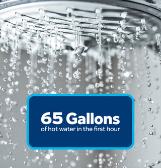 GE RealMAX Choice 50-Gallon Tall Liquid Propane Power Vent Low-NOx Water Heater