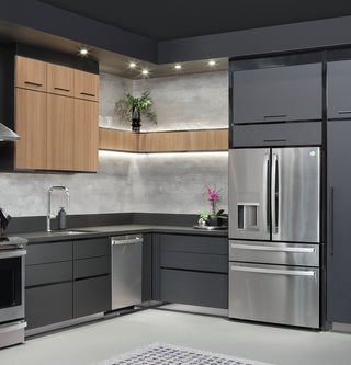 GE Profile™ 22.3 Cu. Ft. Smart Counter-Depth Fingerprint Resistant 4-Door French-Door Refrigerator with Door In Door