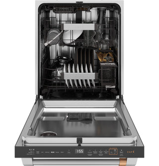 Café™ CustomFit ENERGY STAR Stainless Interior Smart Dishwasher with Ultra Wash Top Rack and Dual Convection Ultra Dry, LED Lights, 39 dBA