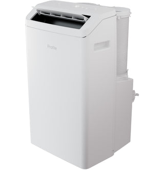 GE Profile® 12,000 BTU Dual-Hose, Inverter Heat/Cool Portable Air Conditioner with Dehumidifier and Remote, White