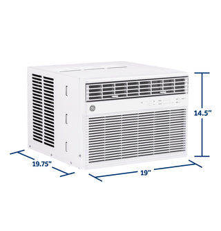 GE® 10,000 BTU Smart Electronic Window Air Conditioner for Medium Rooms up to 450 sq. ft.