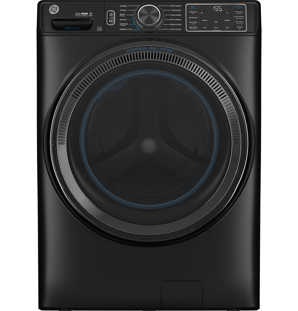 GE® ENERGY STAR® 5.0 cu. ft. Capacity Smart Front Load Steam Washer with SmartDispense™ UltraFresh Vent System with OdorBlock™ and Sanitize + Allergen