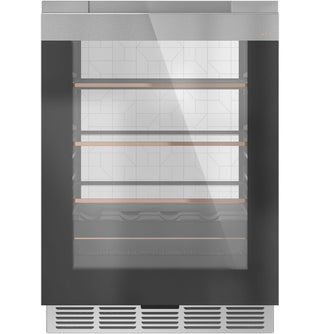 Café™ Beverage Center in Platinum Glass