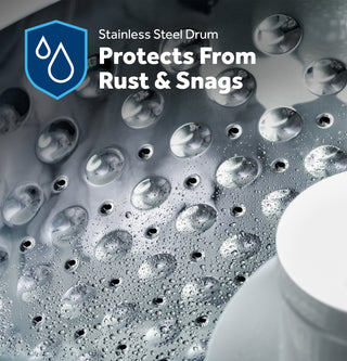 GE® 4.3 cu. ft. Capacity Washer with Stainless Steel Basket,Cold Plus and Water Level Control