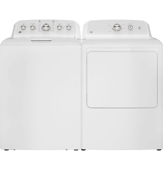 GE® 6.2 cu. ft. Capacity Gas Dryer with Up To 120 ft. Venting and Shallow Depth