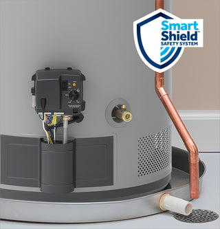 GE RealMAX Choice 50-Gallon Short Natural Gas Power Vent Low-NOx Water Heater