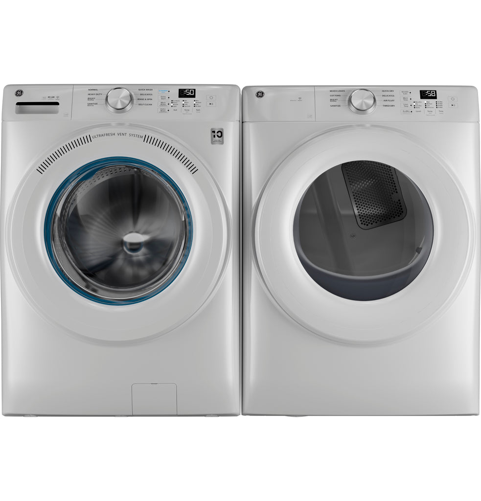 GE® ENERGY STAR® 7.8 cu. ft. Capacity Smart Front Load Electric Dryer