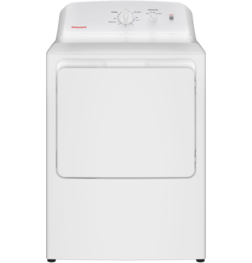 Hotpoint® 6.2 cu. ft. Capacity  Electric Dryer with Up To 120 ft. Venting and Shallow Depth