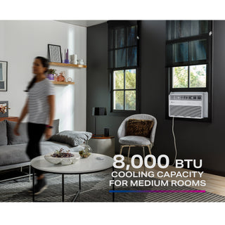 GE Profile™ ENERGY STAR® 8,000 BTU Inverter Smart Ultra Quiet Window Air Conditioner for Medium Rooms up to 350 sq. ft.