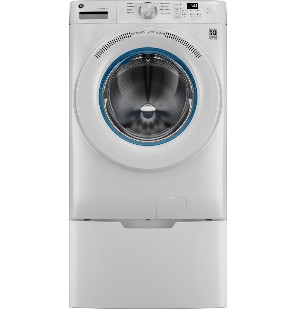 GE® ENERGY STAR® 4.6 cu. ft. Capacity Smart Front Load Washer with UltraFresh Vent System with OdorBlock™