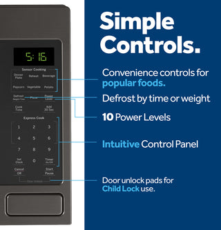GE® 1.6 Cu. Ft. Countertop Microwave Oven