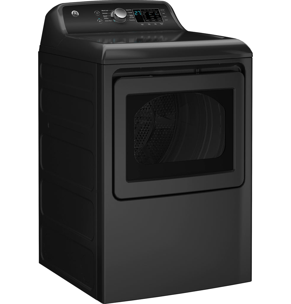 GE® 7.4 cu. ft. Capacity Electric Dryer with Up To 120 ft. Venting and Sensor Dry