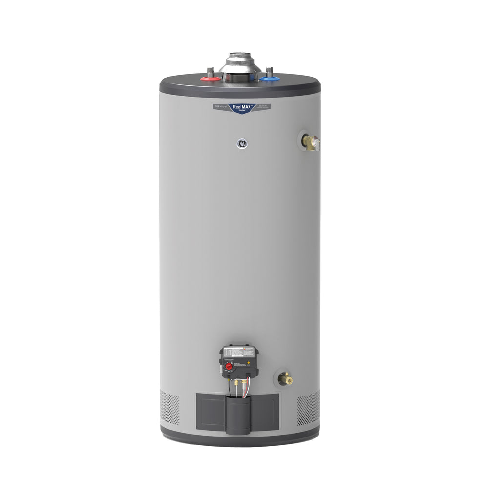 GE RealMAX Premium 40-Gallon Short Natural Gas Ultra Low-Nox Atmospheric Water Heater