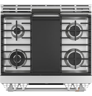Café™ 30" Smart Slide-In, Front-Control, Gas Range with Convection Oven