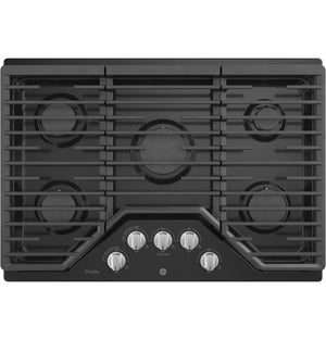 GE Profile™ 30" Built-In Gas Cooktop with 5 Burners and Optional Extra-Large Cast Iron Griddle