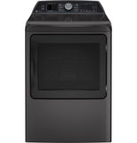 GE Profile™ 7.4 cu. ft. Capacity Smart aluminized alloy drum Electric Dryer with Sanitize Cycle and Sensor Dry
