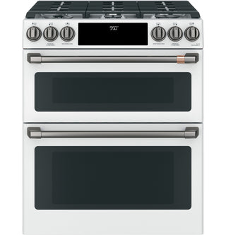 Café™ Front Control Gas Knobs and Handles - Brushed Black