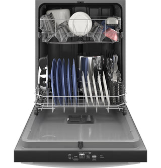 GE® Top Control with Plastic Interior Dishwasher with Sanitize Cycle & Dry Boost