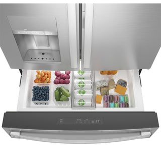 GE Profile™ 27.9 Cu. Ft. Smart Fingerprint Resistant 4-Door French-Door Refrigerator with Door In Door
