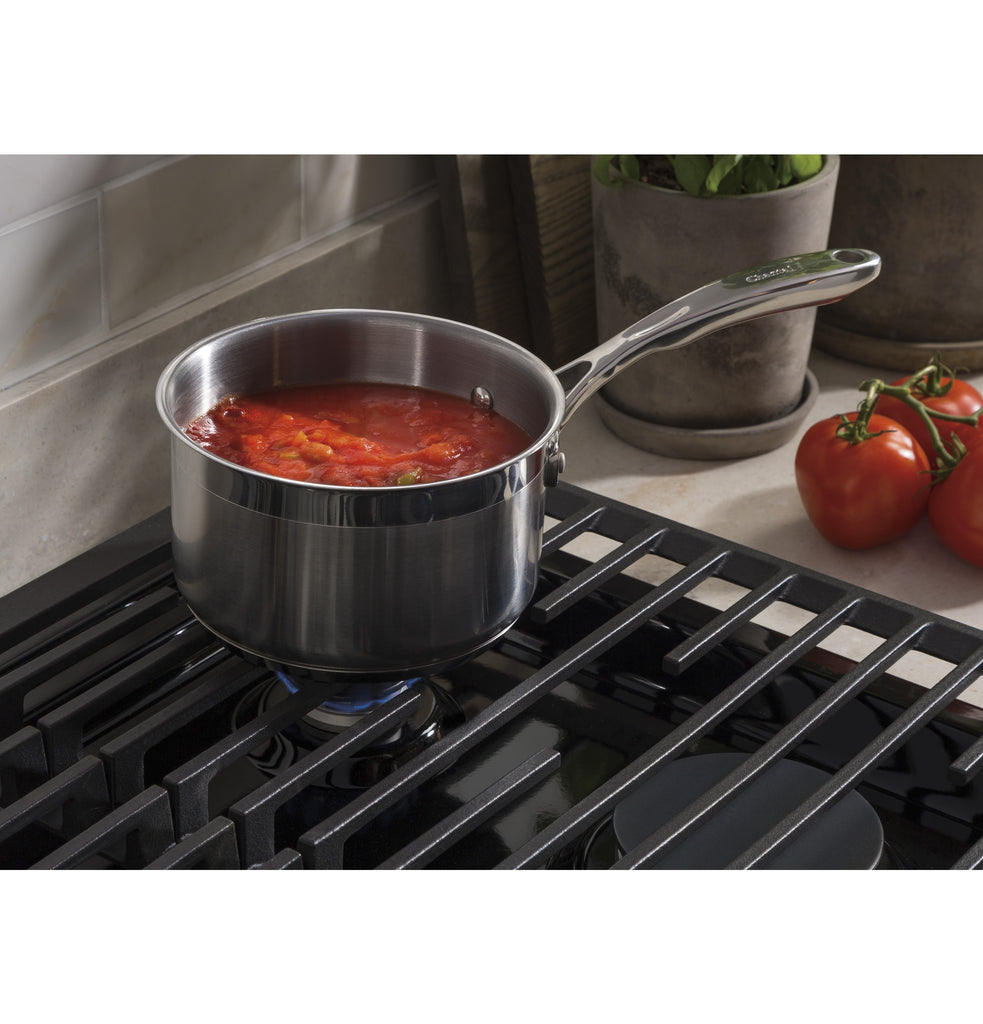 GE Profile™ 30" Built-In Gas Cooktop with 5 Burners and Optional Extra-Large Cast Iron Griddle