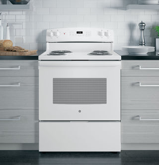 GE® 30" Free-Standing Self-Clean Electric Range