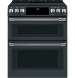 Café™ Front Control Induction Knobs and Handles - Brushed Stainless