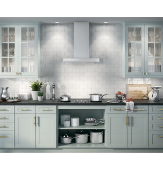 30” Smart Designer Wall Mount Hood w/ Perimeter Venting