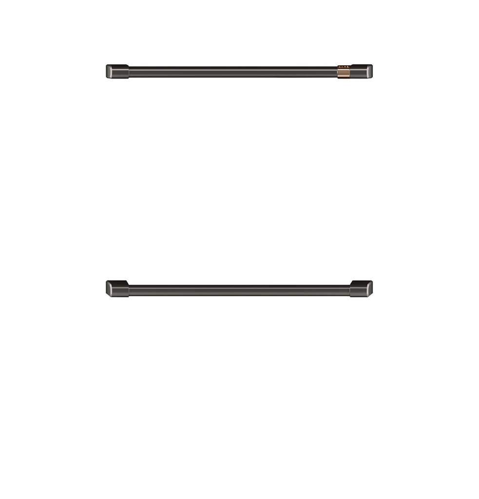 Café™ 2 - 30” Double Wall Oven Handles - Brushed Black