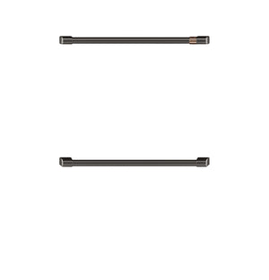 Café™ 2 - 30” Double Wall Oven Handles - Brushed Black