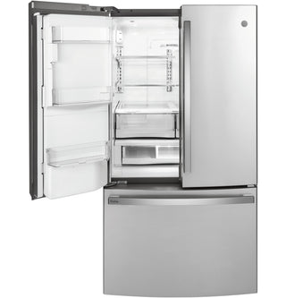 GE Profile™ Series 22.1 Cu. Ft. Counter-Depth Fingerprint Resistant French-Door Refrigerator with Door In Door and Hands-Free AutoFill