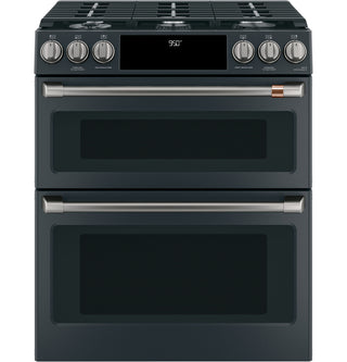 Café™ Front Control Gas Knobs and Handles - Brushed Black