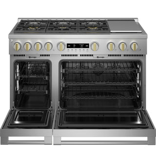 Monogram 48" Dual-Fuel Professional Range with 6 Burners and Griddle (Natural Gas)