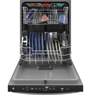 GE® Top Control with Plastic Interior Dishwasher with Sanitize Cycle & Dry Boost