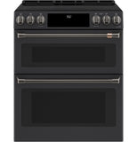 Café™ Front Control Induction Knobs and Handles - Brushed Black