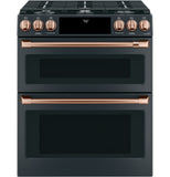 Café™ Front Control Gas Knobs and Handles - Brushed Copper