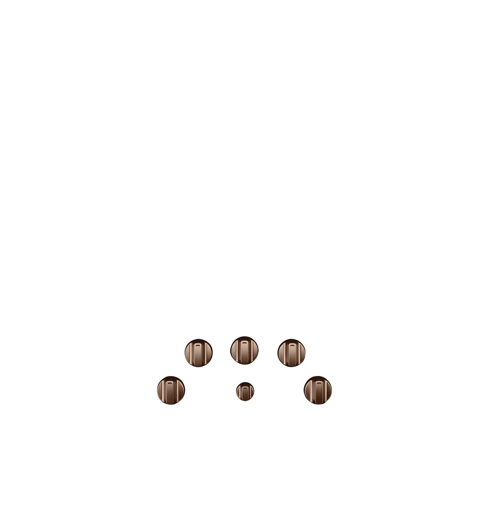 Café™ 5 Electric Cooktop Knobs - Brushed Copper