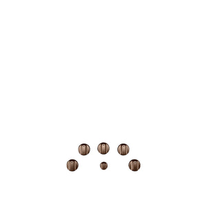 Café™ 5 Electric Cooktop Knobs - Brushed Copper