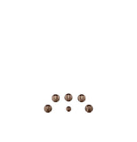 Café™ 5 Electric Cooktop Knobs - Brushed Copper